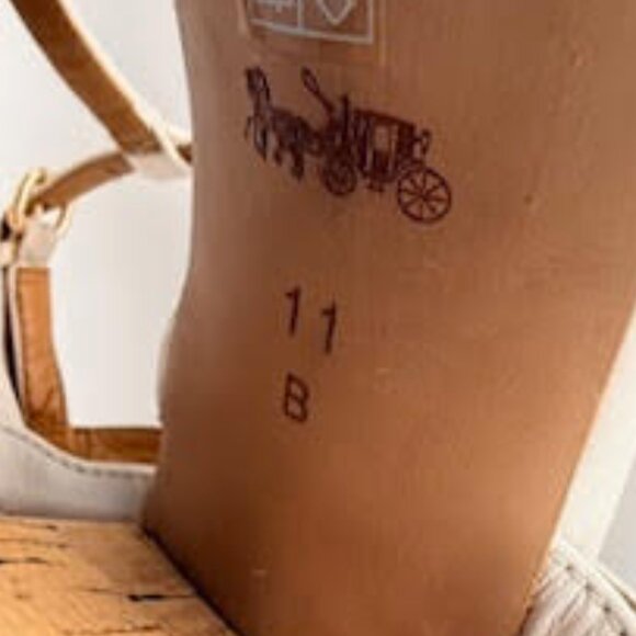 Coach White Leather Cork Block Heel Sandals 11B - Picture 8 of 16